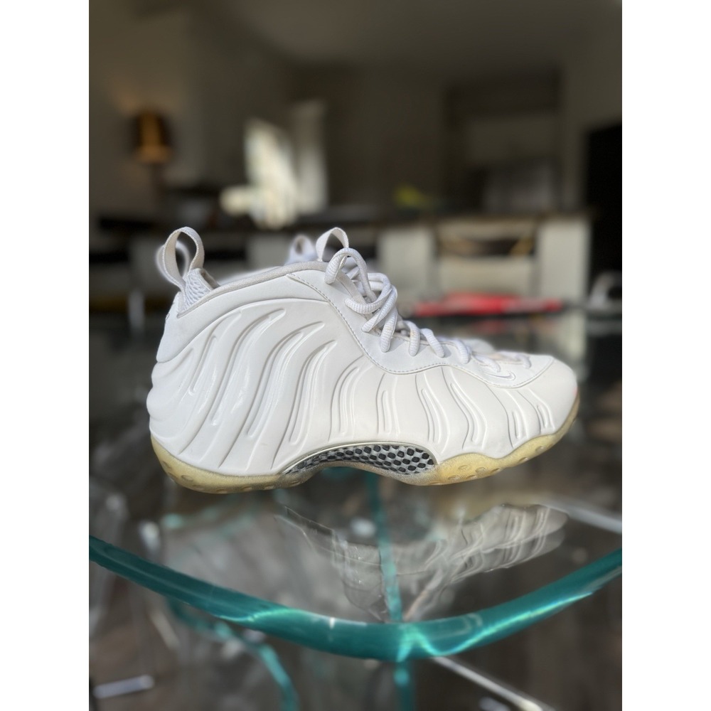 Men's Size 10 Nike‎ Air Foamposite One White-Out 2012 2013 314996-100